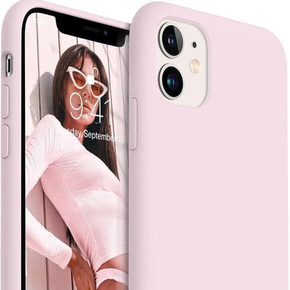 Matte Pink Silicone iPhone 11 Case - Picture 2 of 7